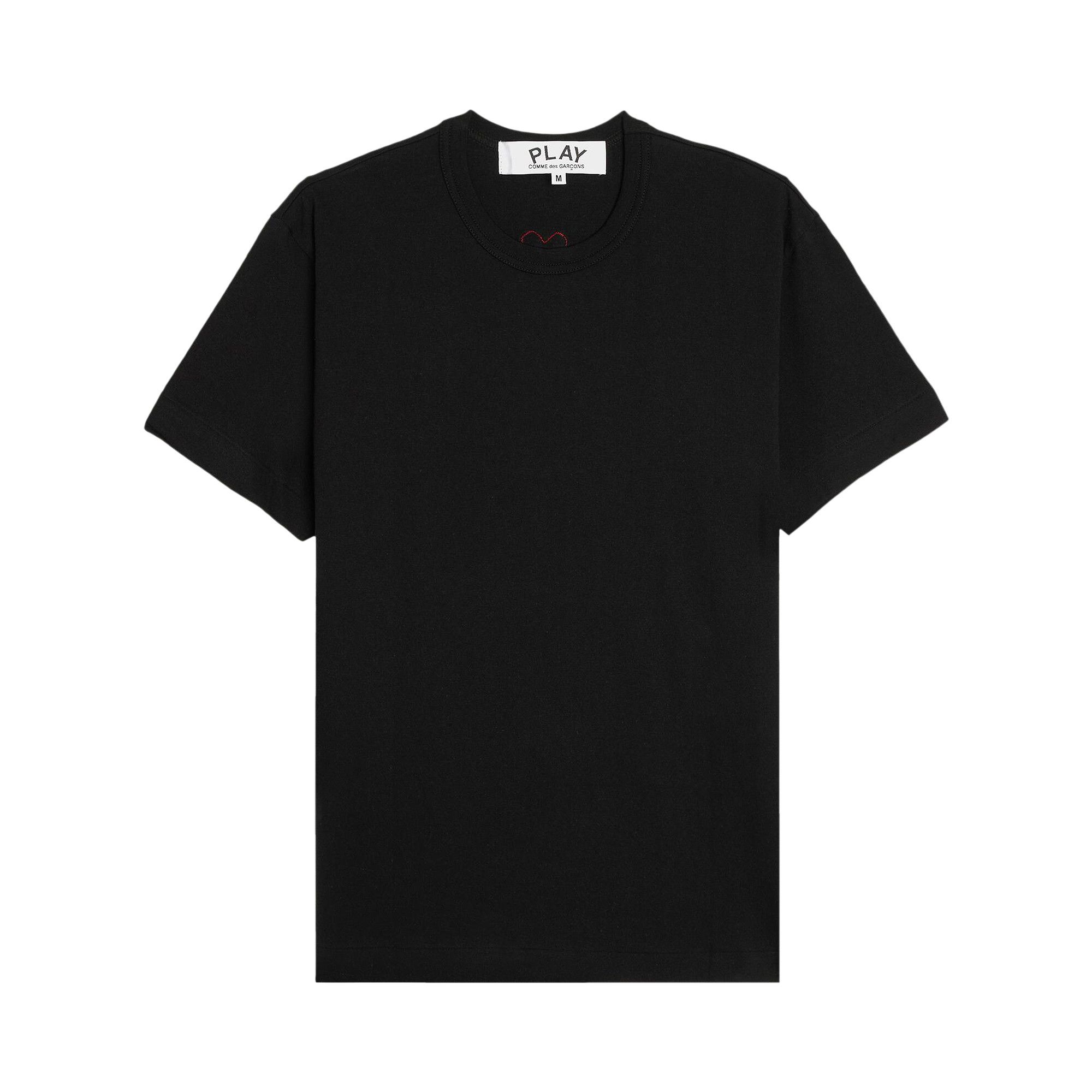 COMME DES GARCONS｜ (AX-T340-051-1) Buy Comme des Garçons PLAY Heart Back Emblem T-Shirt 'Black