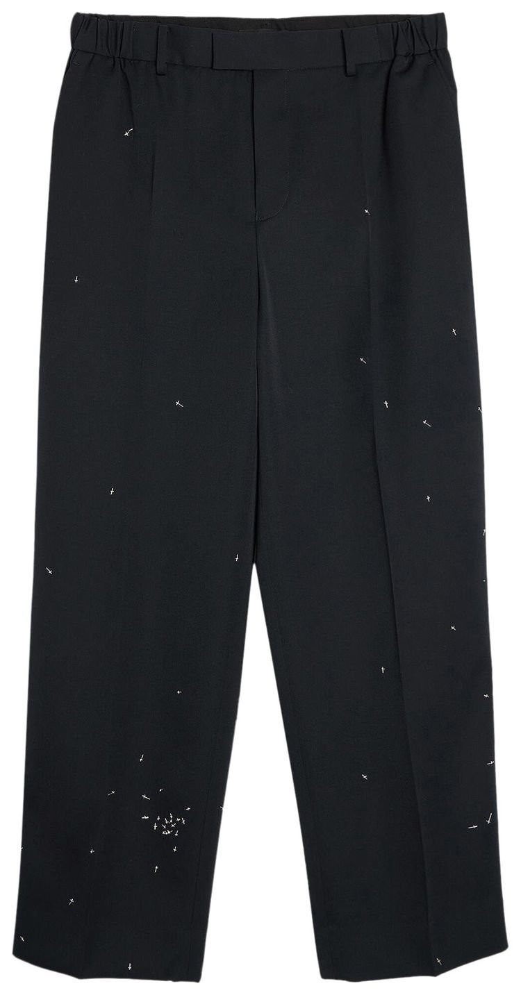 Undercover Wool Stitch Trouser Dark Navy