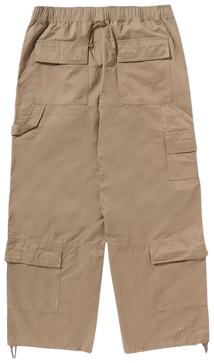 BAPE Used Relaxed Fit Cargo Pants Beige
