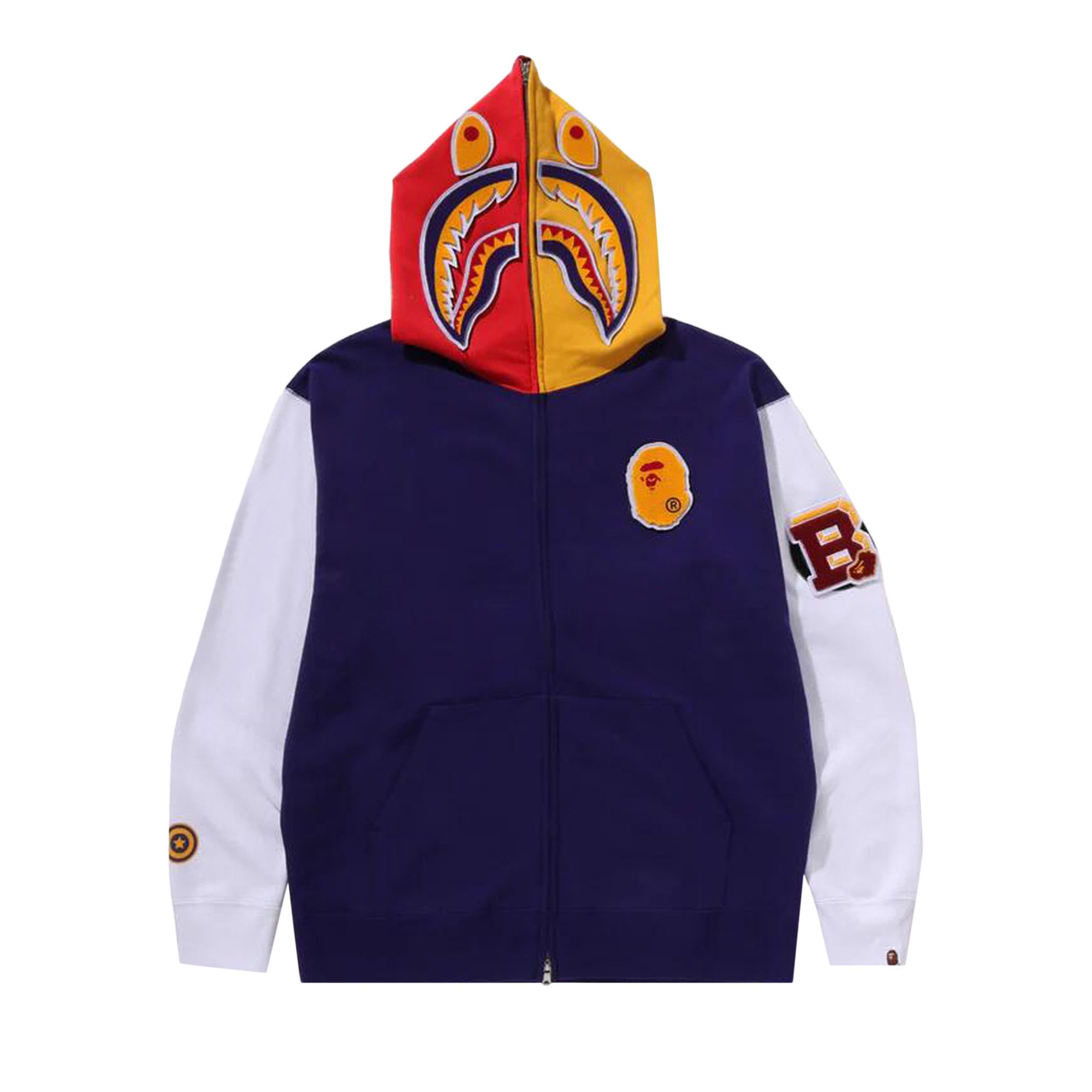Military shark full zip hoodie cheap