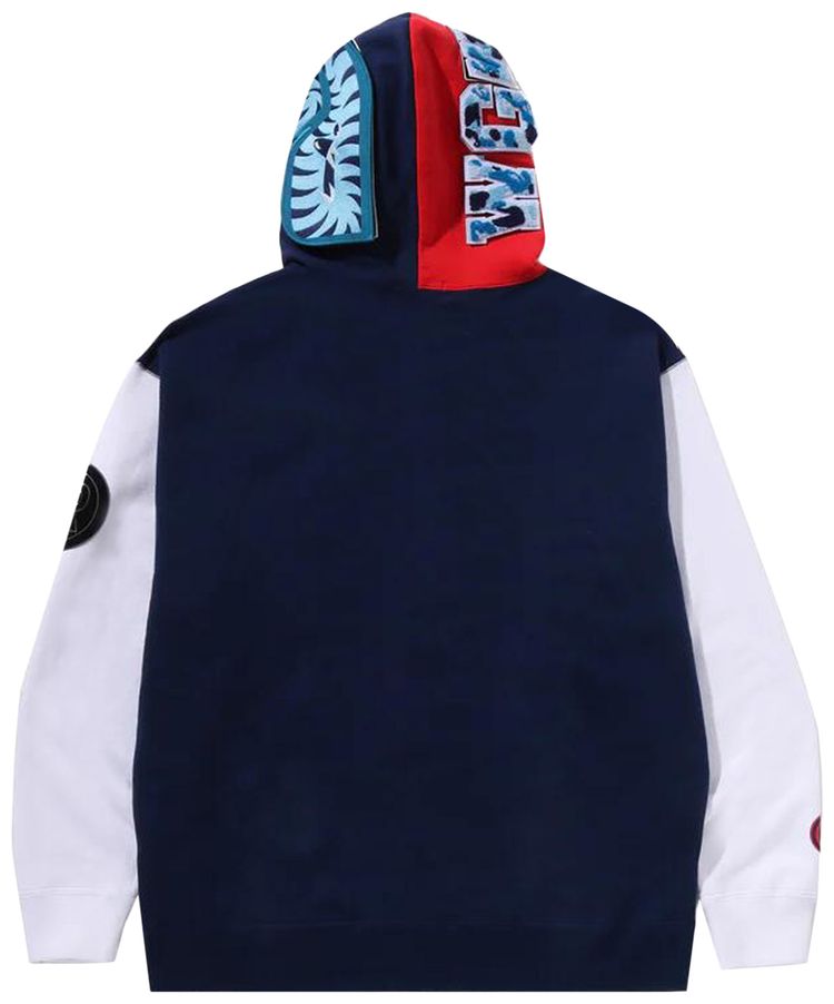 BAPE Shark Full Zip Hoodie UK Navy