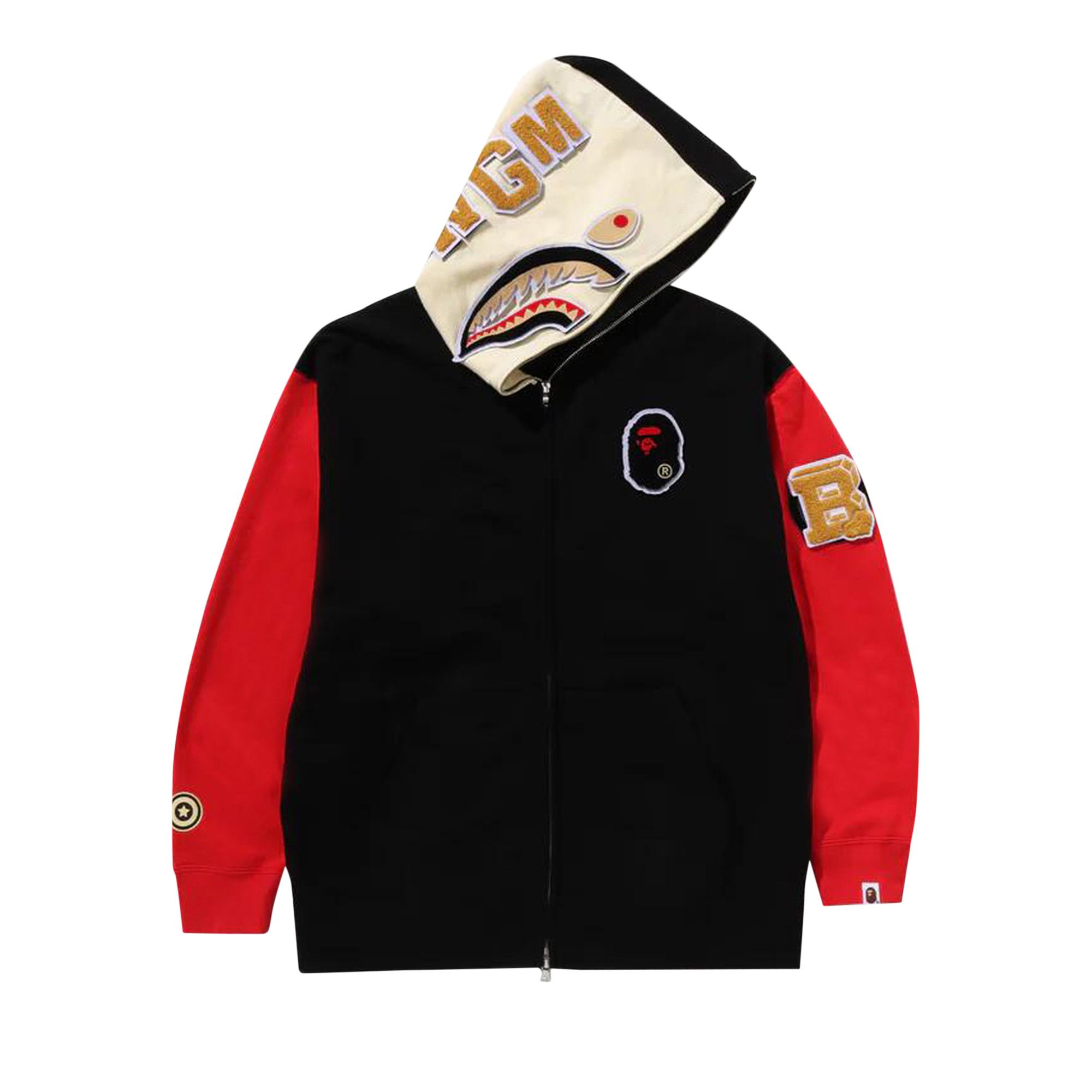 Buy BAPE Shark Full Zip Hoodie China 'Black' - 1K70 115 305 BLACK