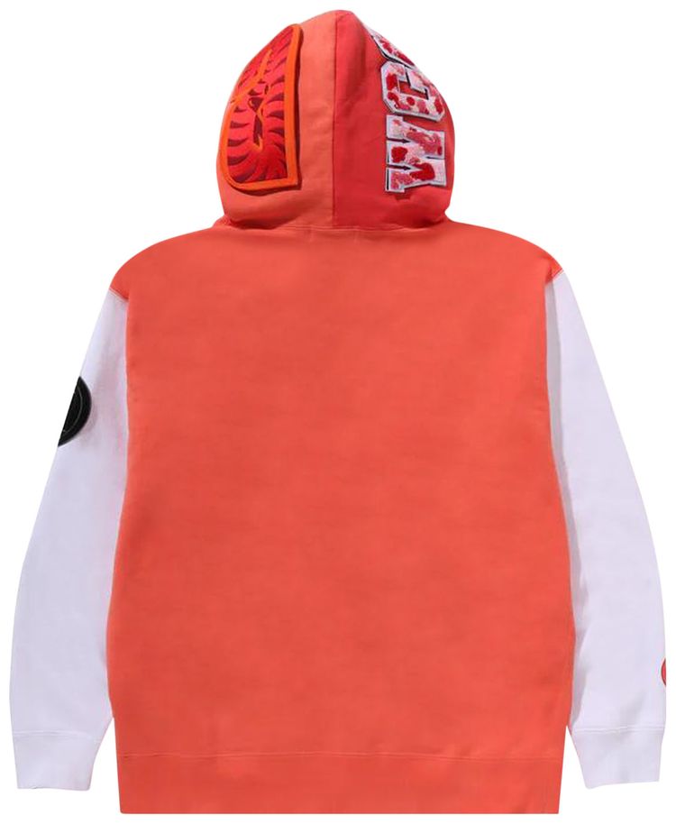 BAPE Shark Full Zip Hoodie Korea Orange