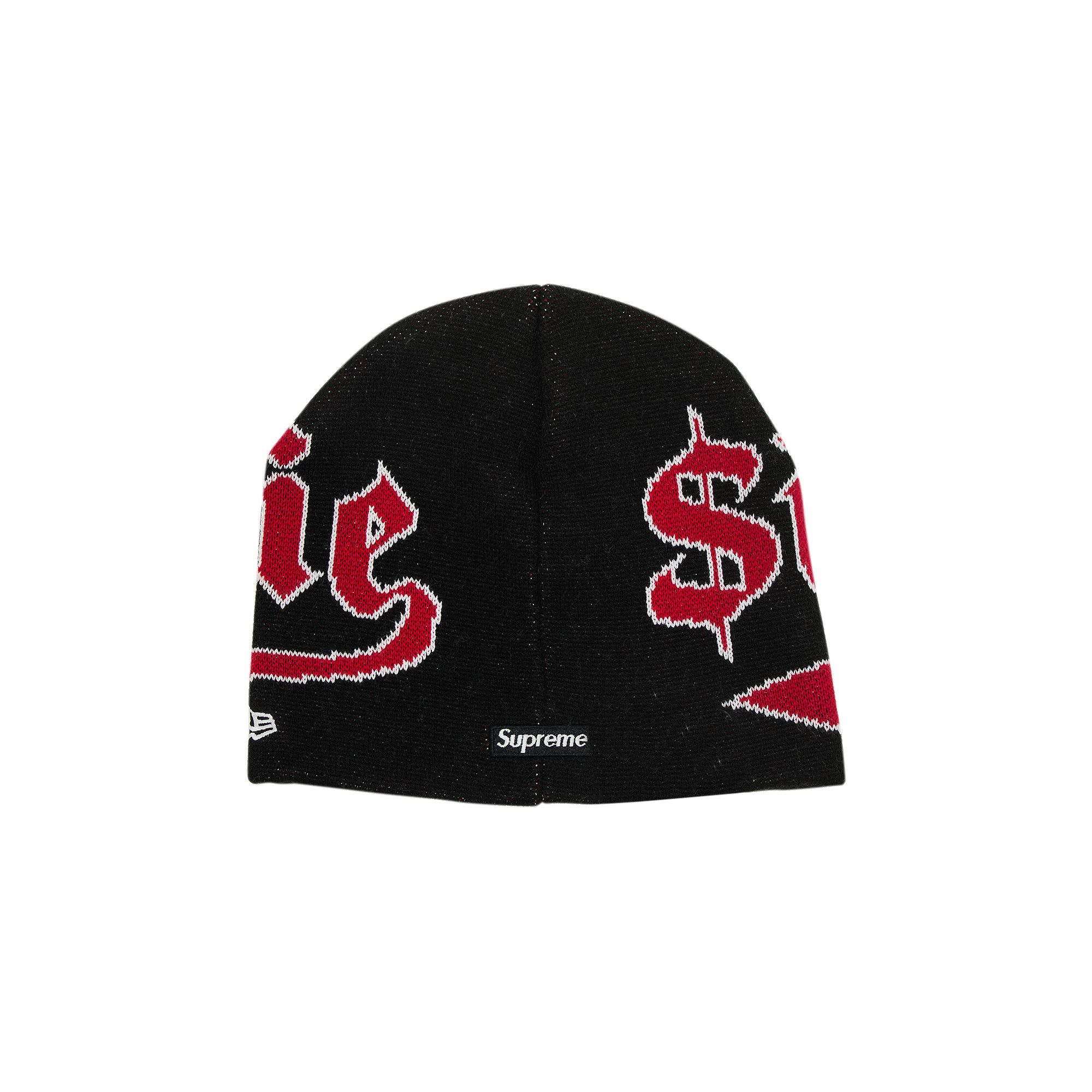 Supreme New Era Accent Beanie 'Black'