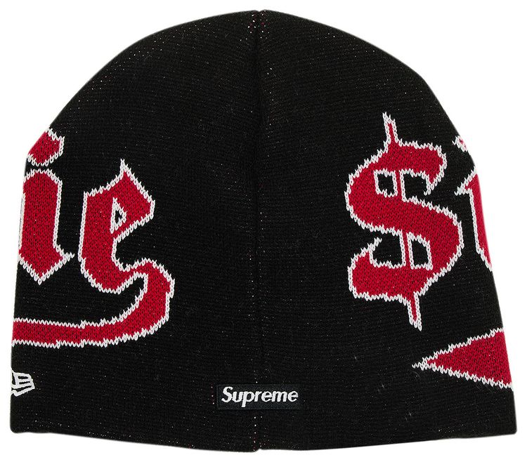 Supreme New Era Accent Beanie Black