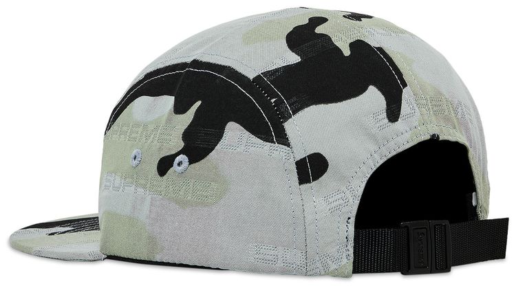 Supreme Reflective Jacquard Camp Cap Arctic Woodland Camo