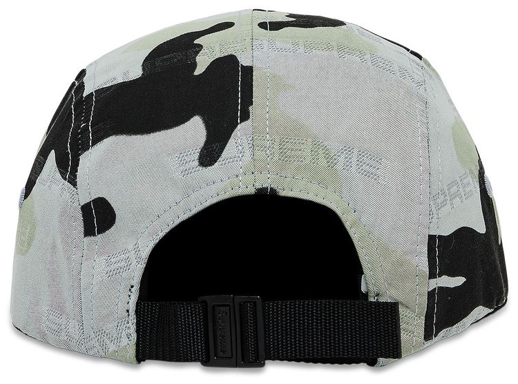 Supreme Reflective Jacquard Camp Cap Arctic Woodland Camo