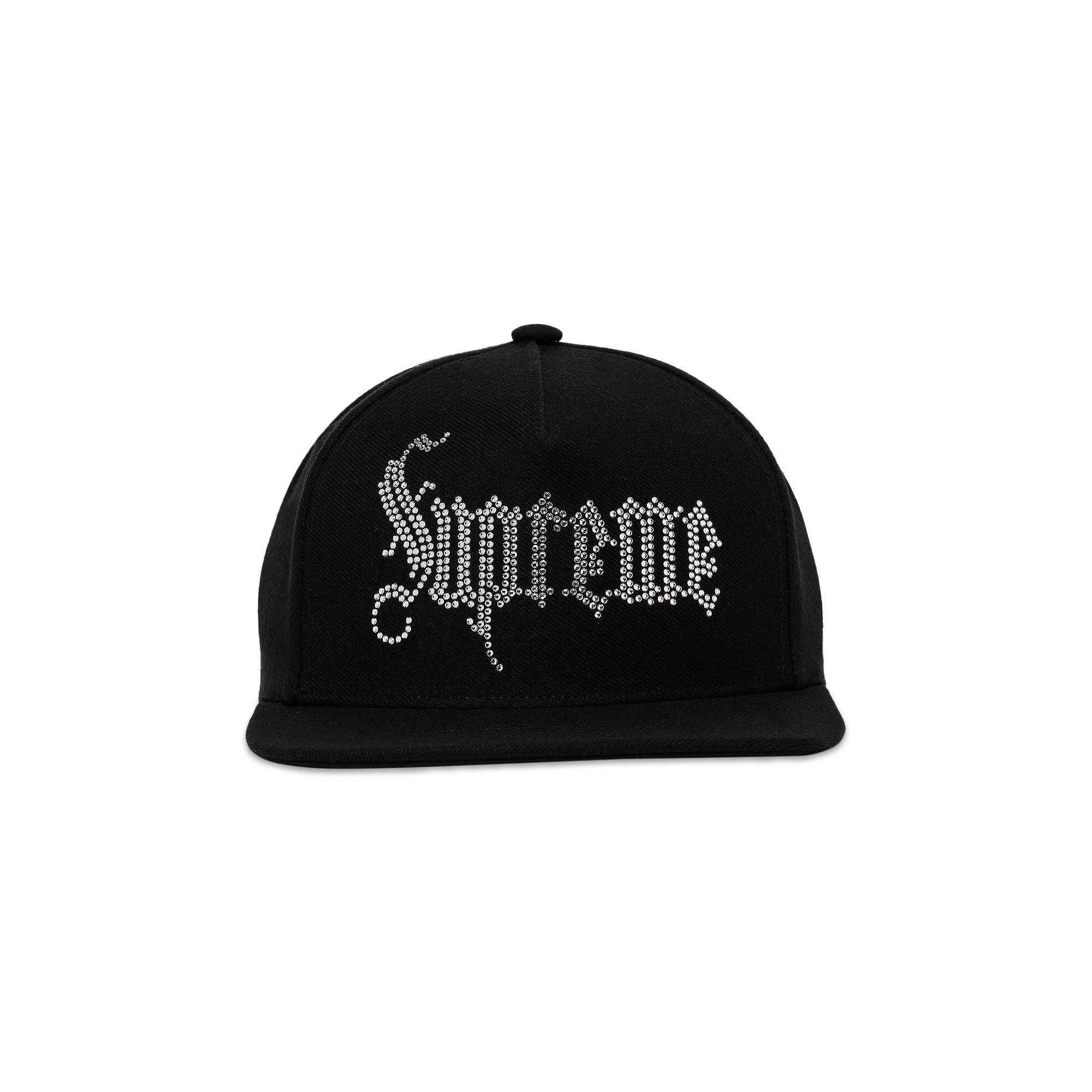 Buy Supreme Rhinestone 5-Panel 'Black' - FW24H109 BLACK | GOAT IT