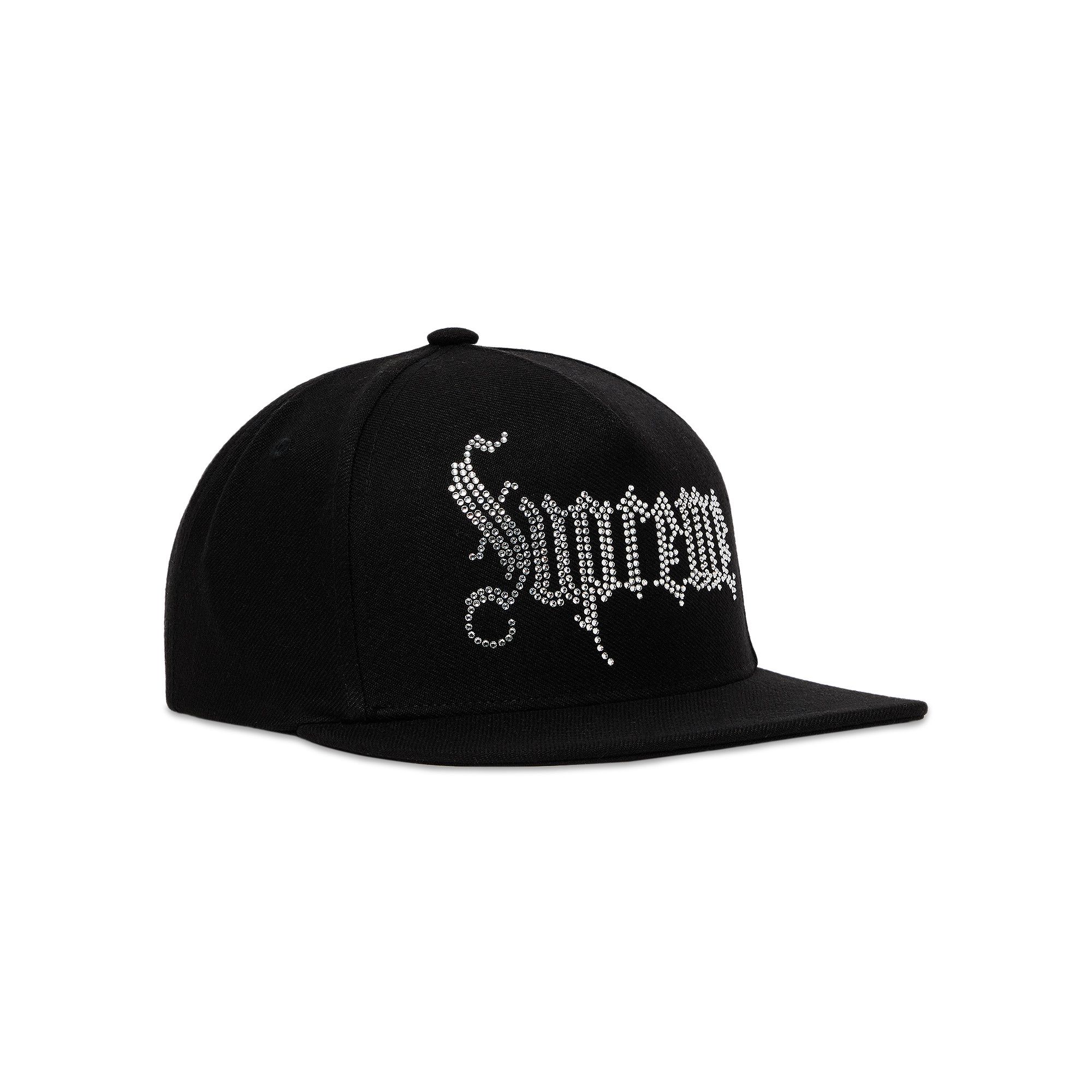 Buy Supreme Rhinestone 5-Panel 'Black' - FW24H109 BLACK | GOAT