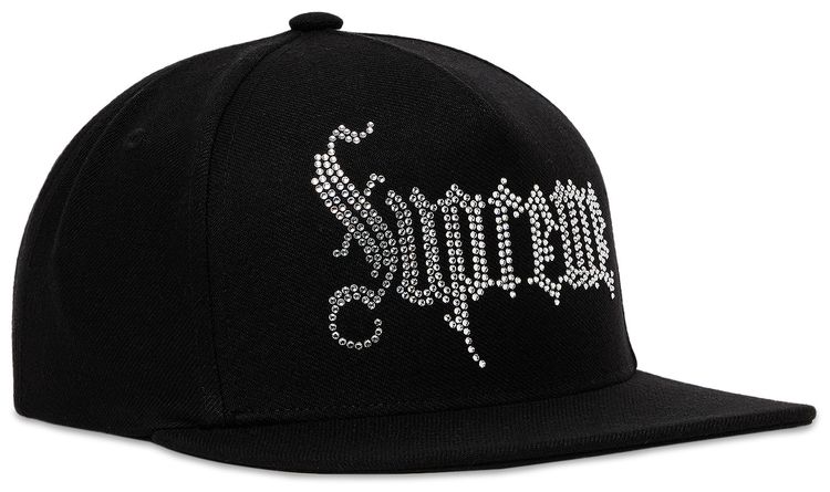 Supreme Rhinestone 5 Panel Black