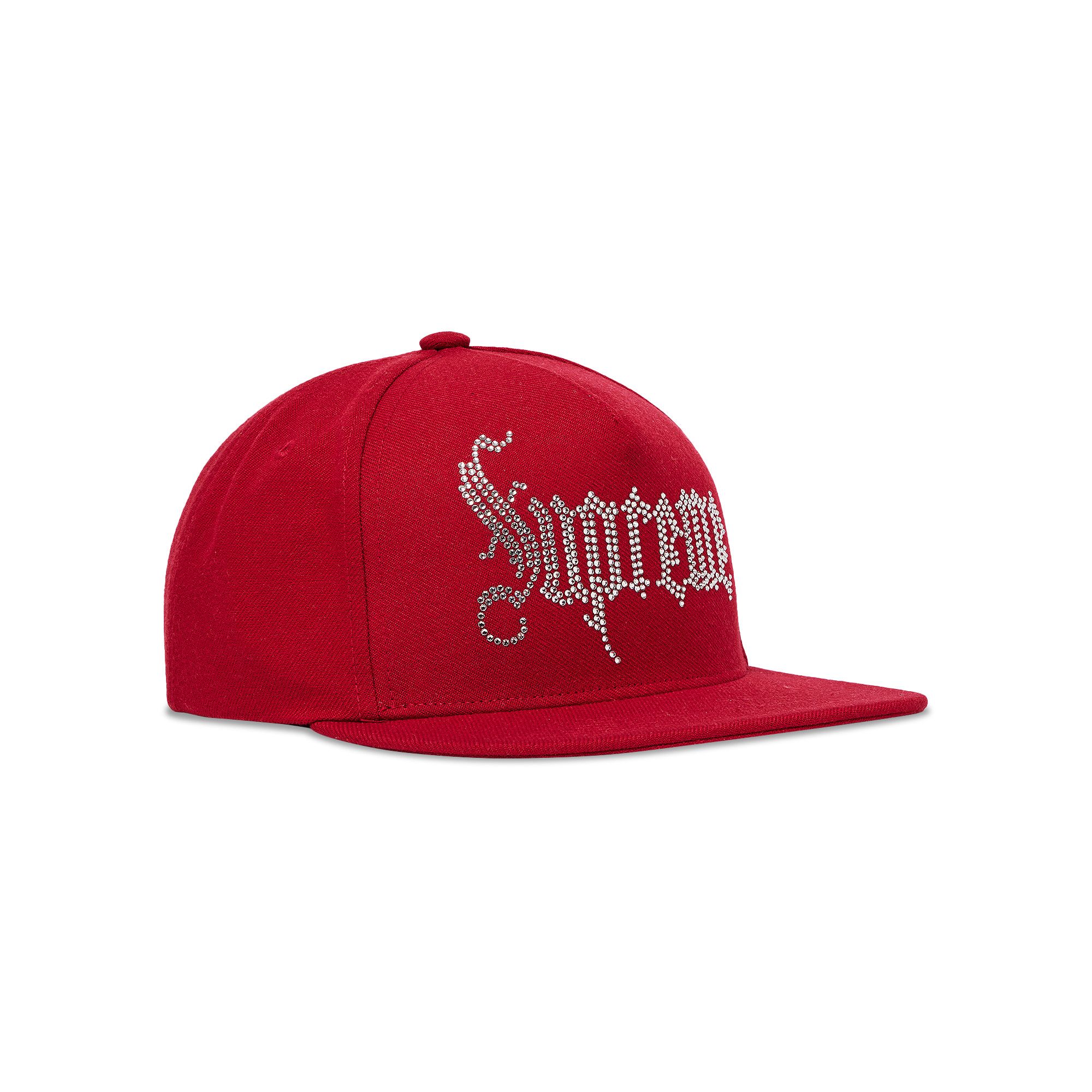 Buy Supreme Rhinestone 5-Panel 'Red' - FW24H109 RED | GOAT