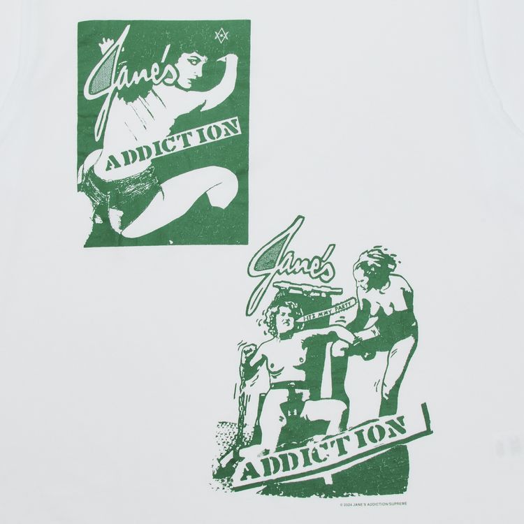 Supreme x Janes Addiction Ringer Tee White