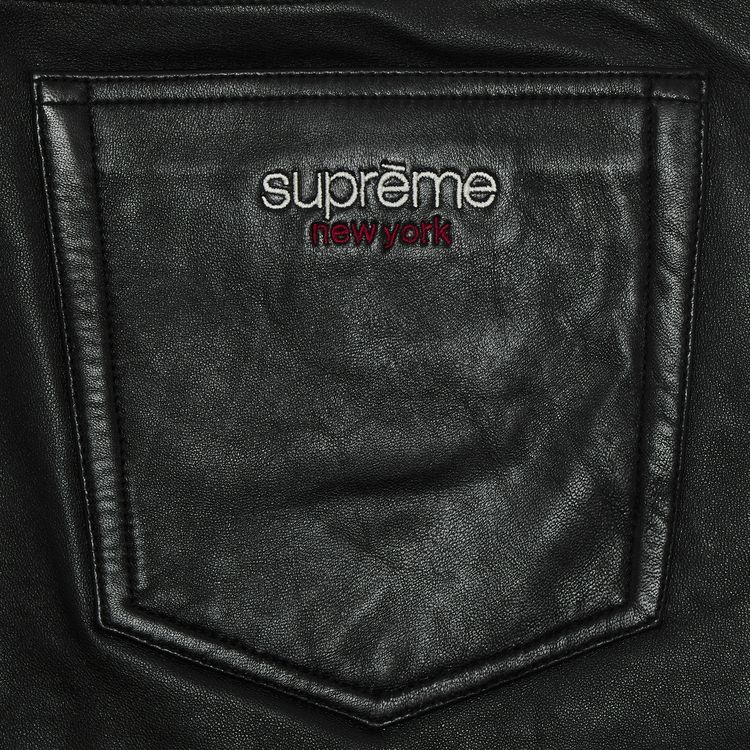 Buy Supreme Leather Baggy 5-Pocket Jean 