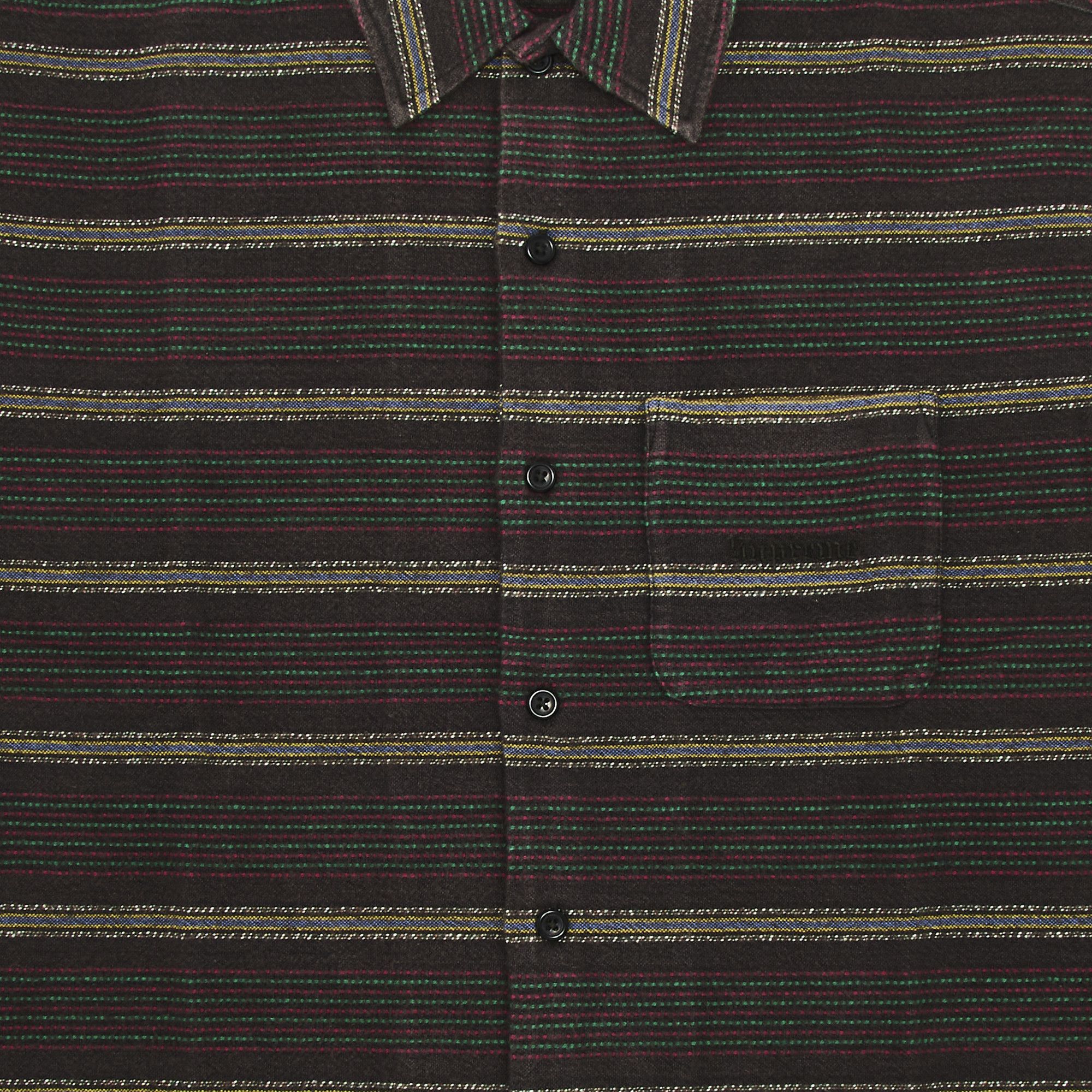 Buy Supreme Woven Stripe Shirt 'Faded Black' - FW24S32 FADED