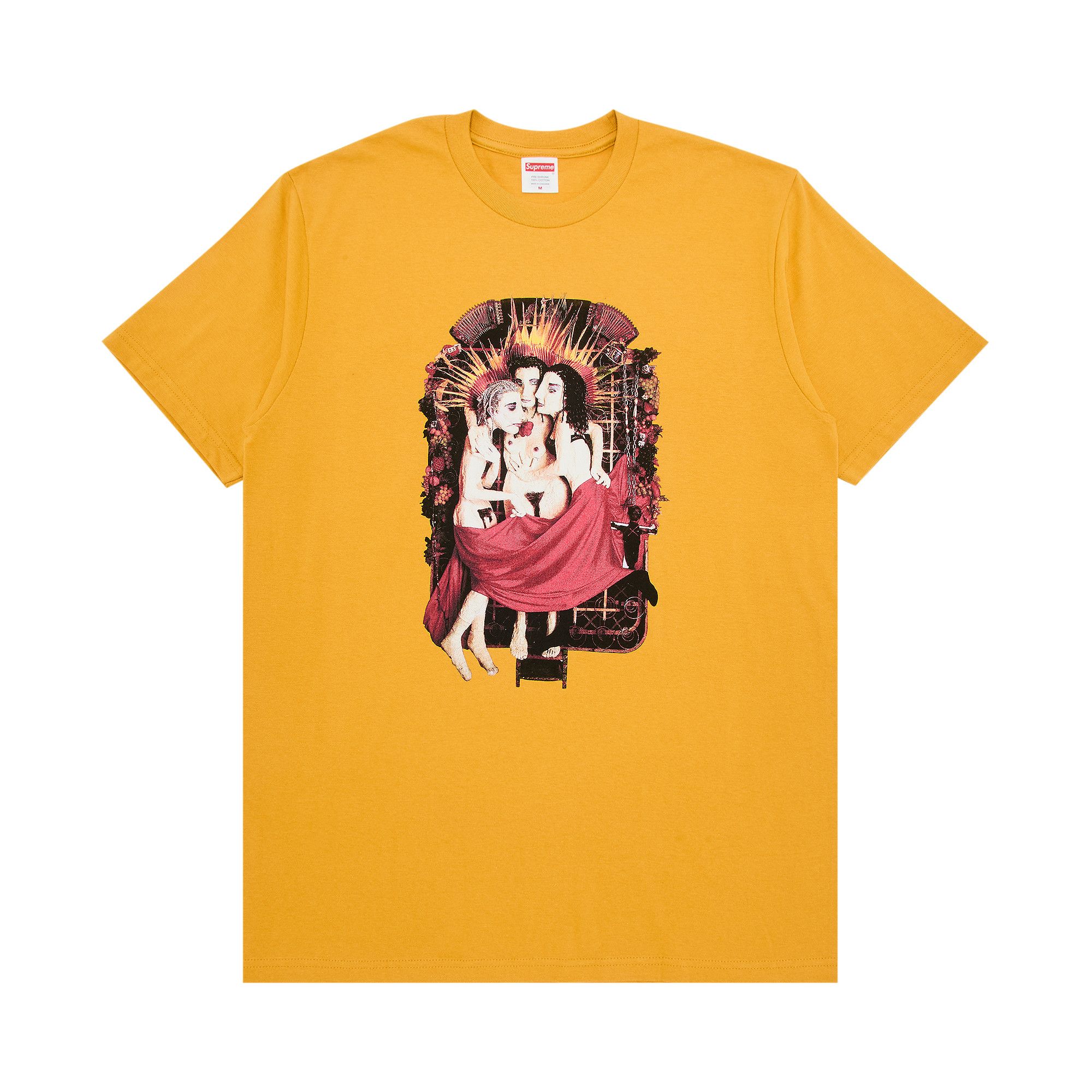 Buy Supreme x Jane's Addiction Ritual Tee 'Mustard' - FW24T17