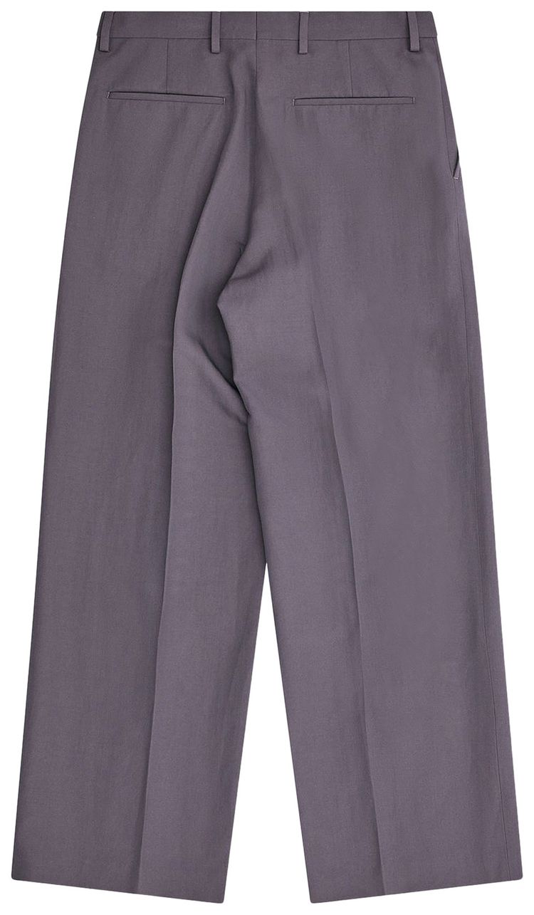 Dries Van Noten Straight Leg Trousers Taupe