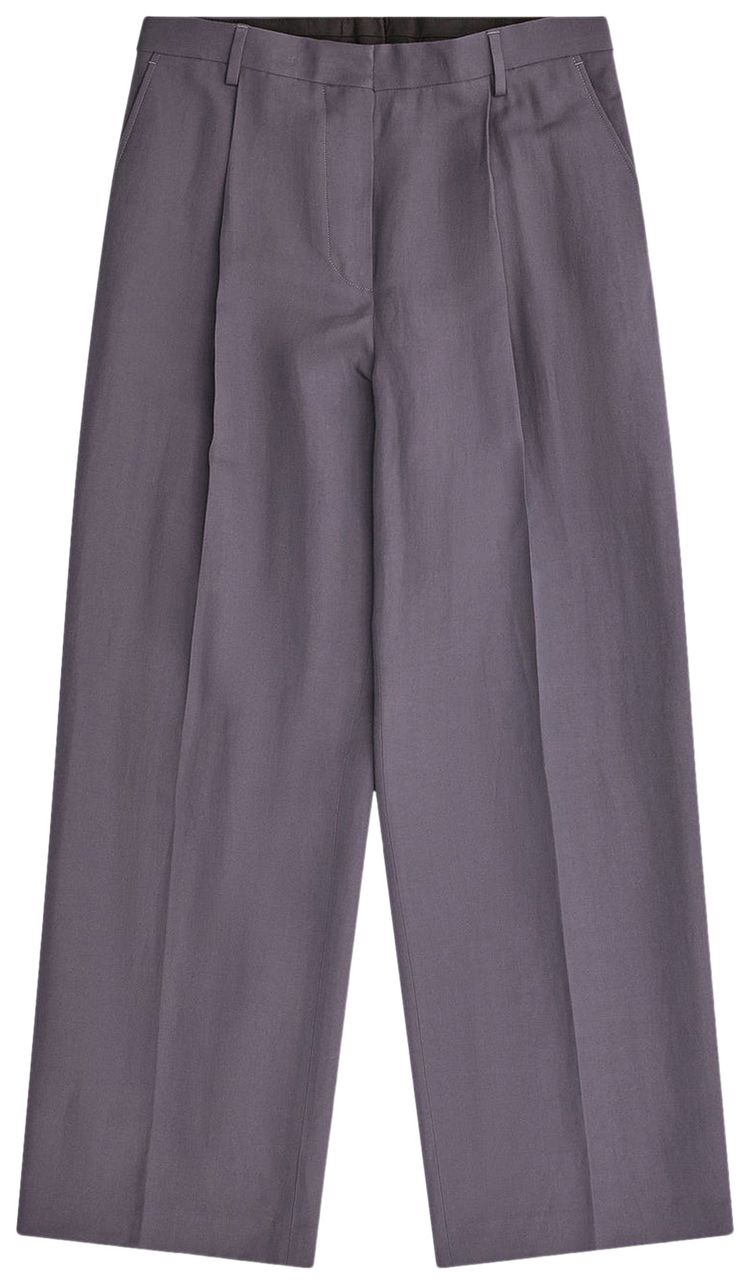 Dries Van Noten Straight Leg Trousers Taupe