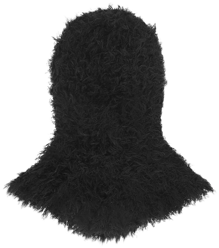 Kiko Kostadinov Carla Knitted Headdress Black