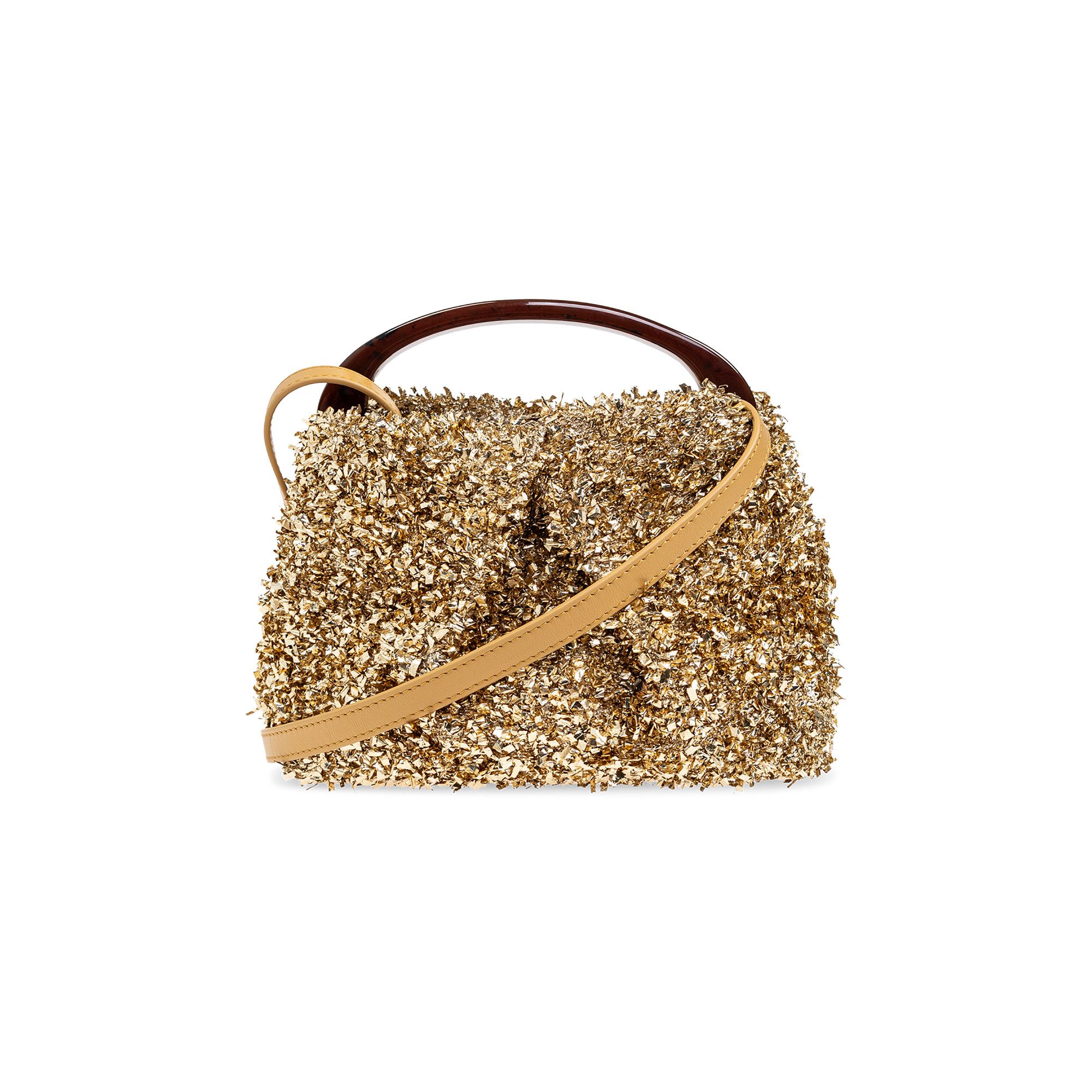 Buy Dries Van Noten Embellished Mini Handbag 'Gold' - 242