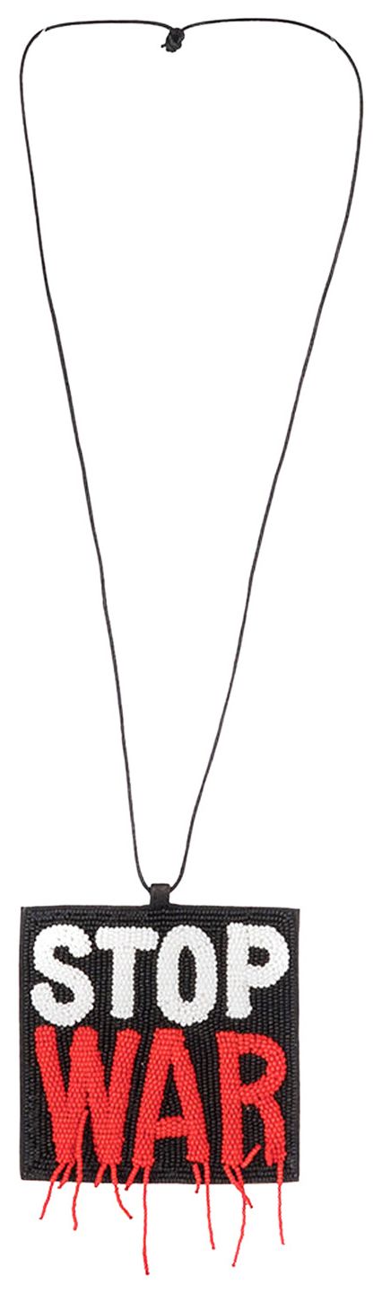 Walter Van Beirendonck Stop War Jewel Multicolor