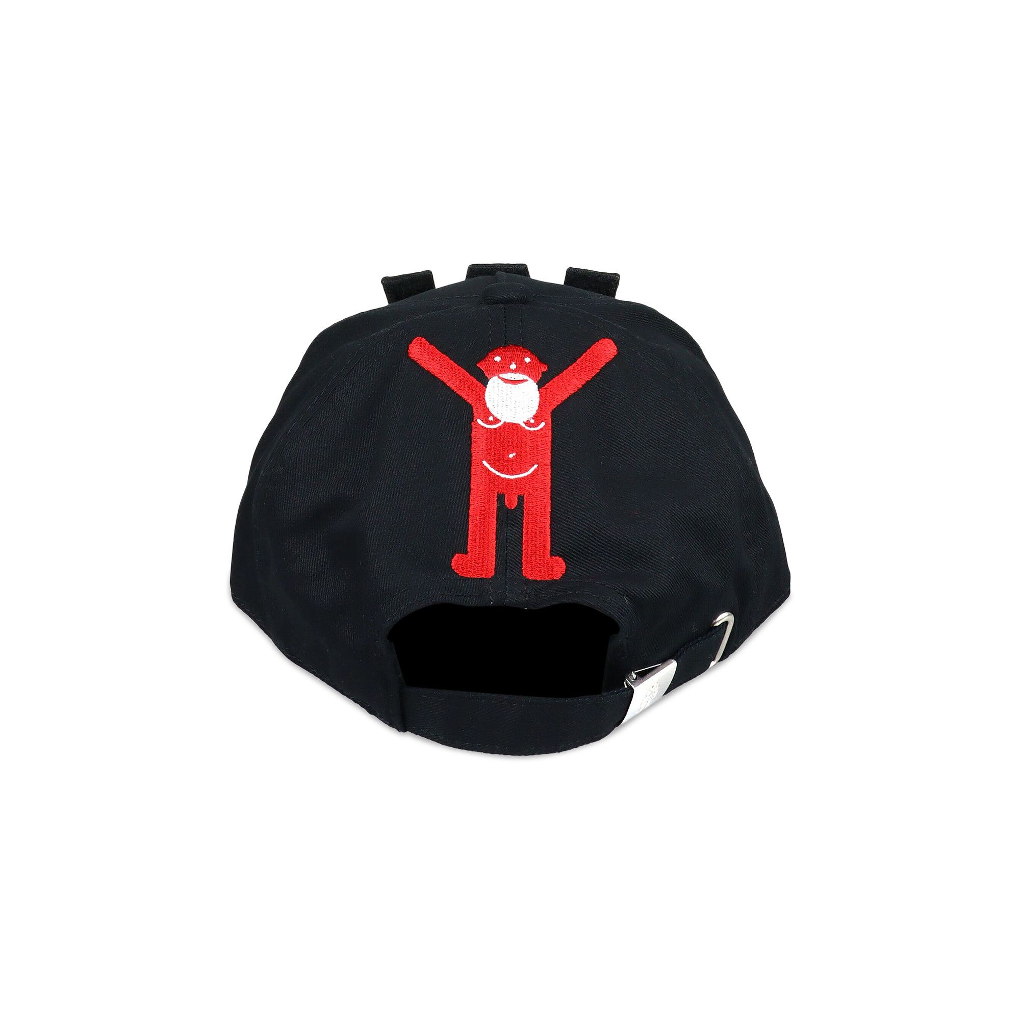 Buy Walter Van Beirendonck W-Cap 'Black/Red' - 9007 BLAC | GOAT