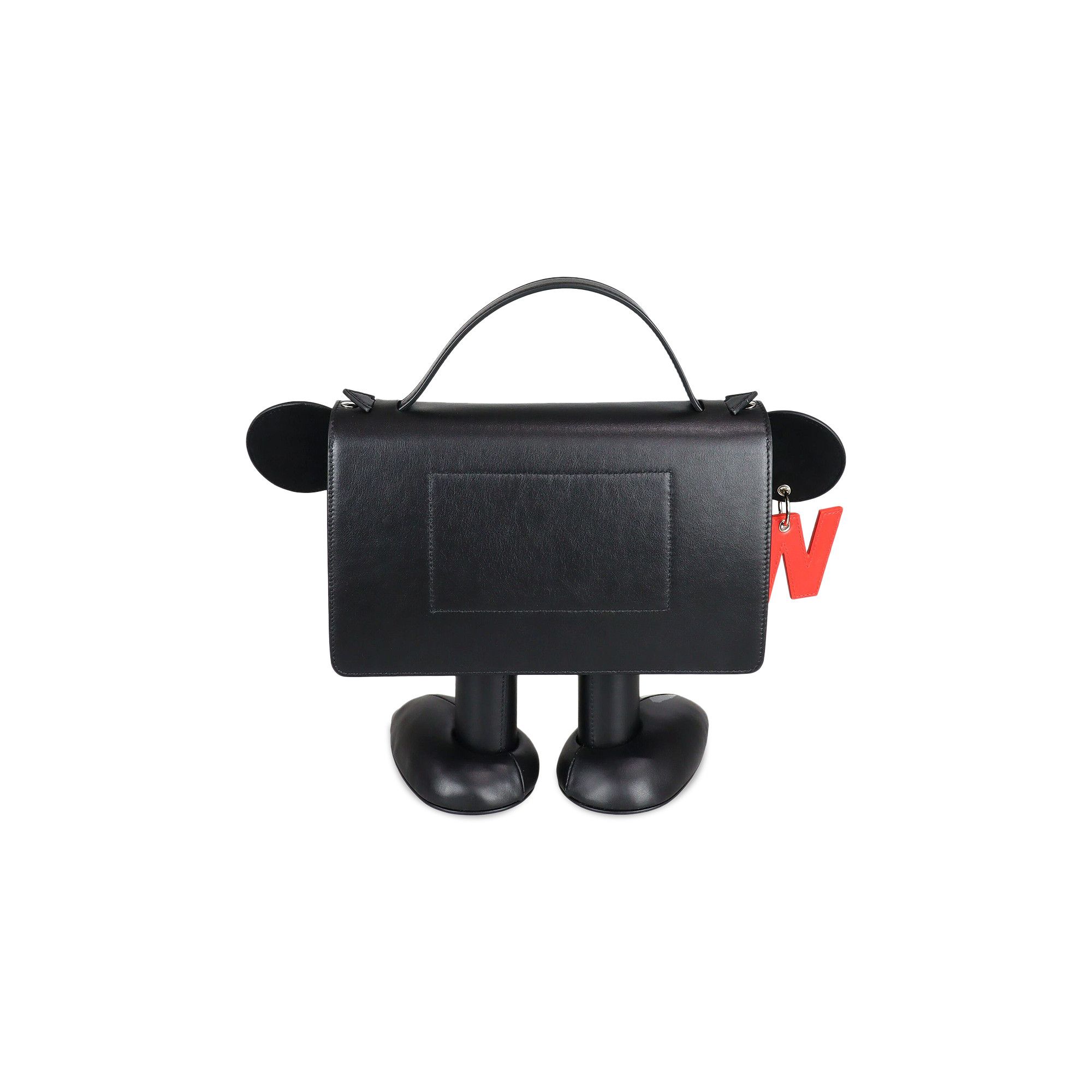 WALTER VAN BEIRENDONCK ボディーバッグ ブラック 90s W&LT SNAKE LIGH UP CROSSBODY BAG ウォルト スネーク