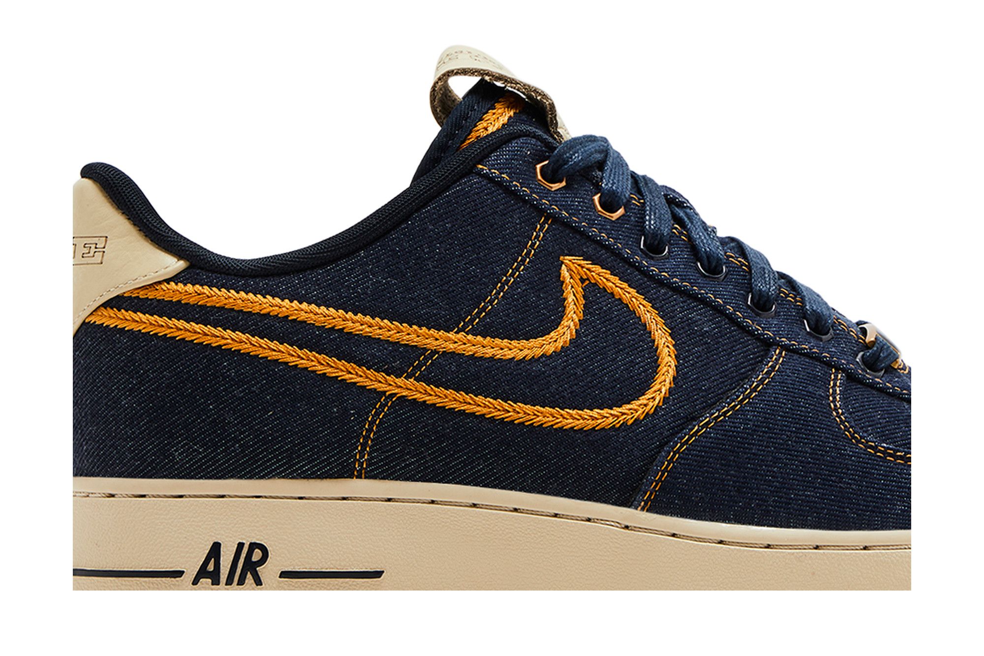 Size 8.5 Air Force 1 Low Premium Denim