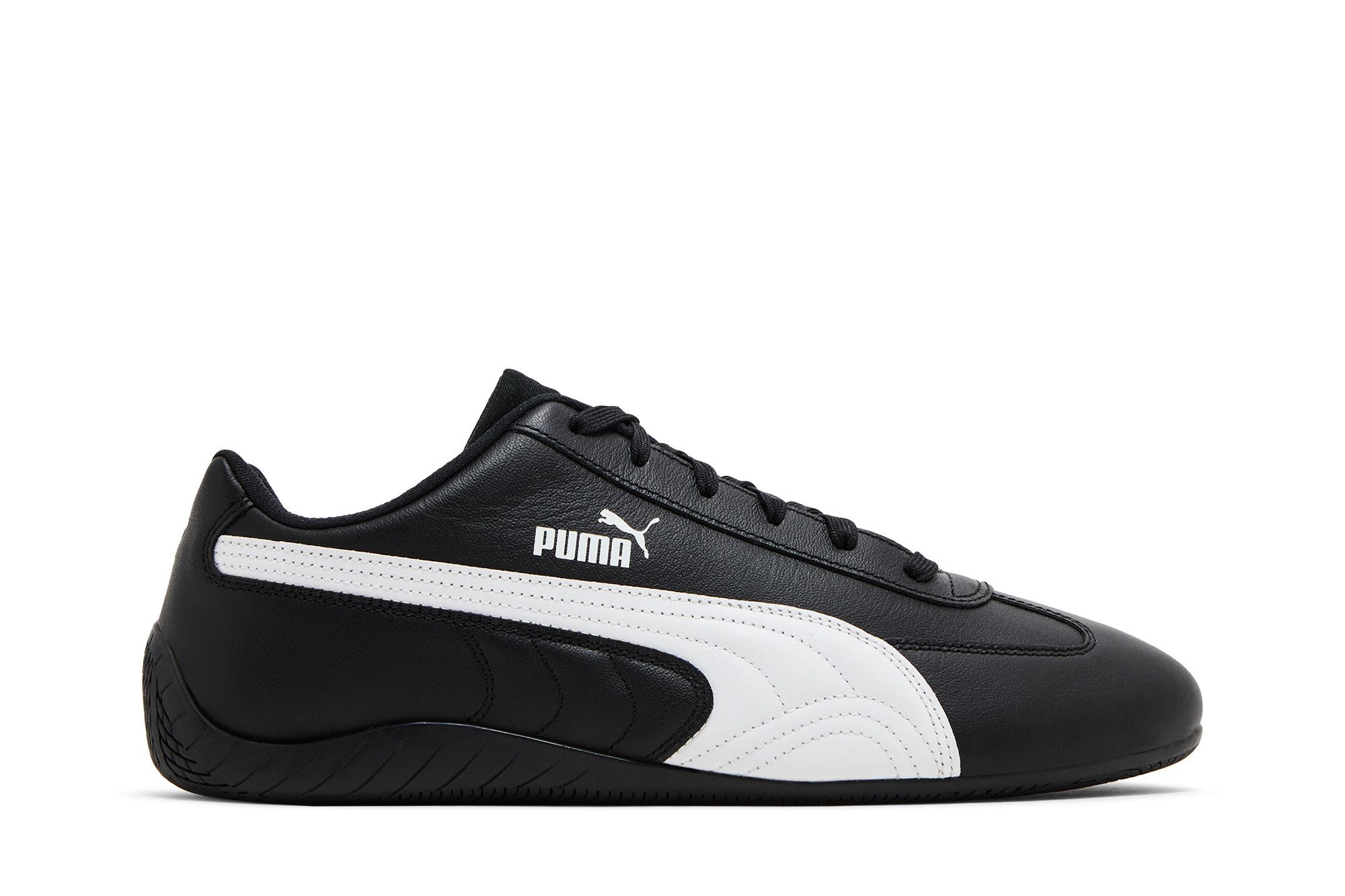 Puma speed cat black and white online