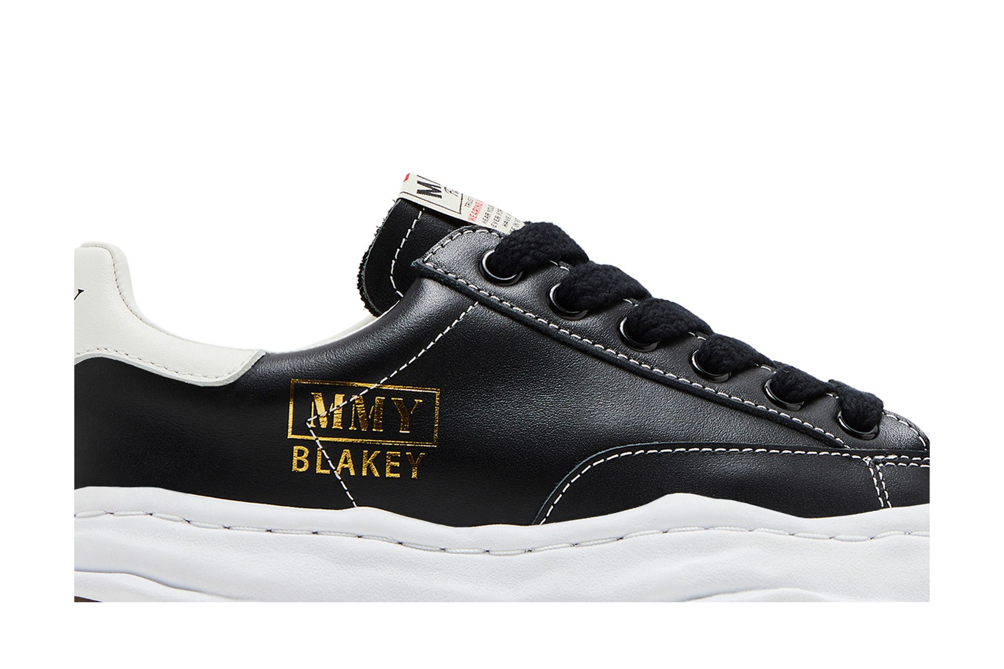 Buy Maison Mihara Yasuhiro Blakey OG Sole Leather Low 'Black