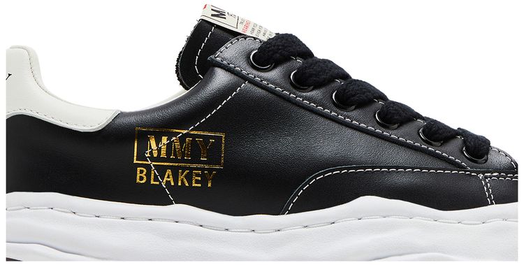 Maison Mihara Yasuhiro Blakey OG Sole Leather Low Black White