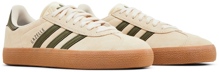 Adidas Gazelle ADV Ecru Tint Focus Olive