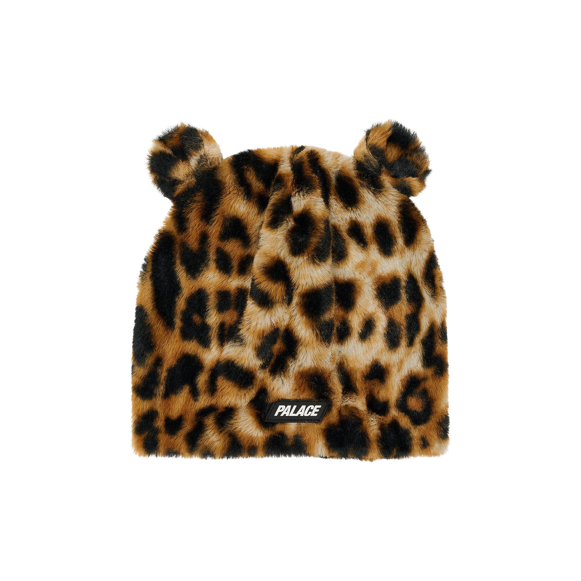 Buy Palace Furry Ears Nein Cuff Beanie 'Leopard' - P27BN040