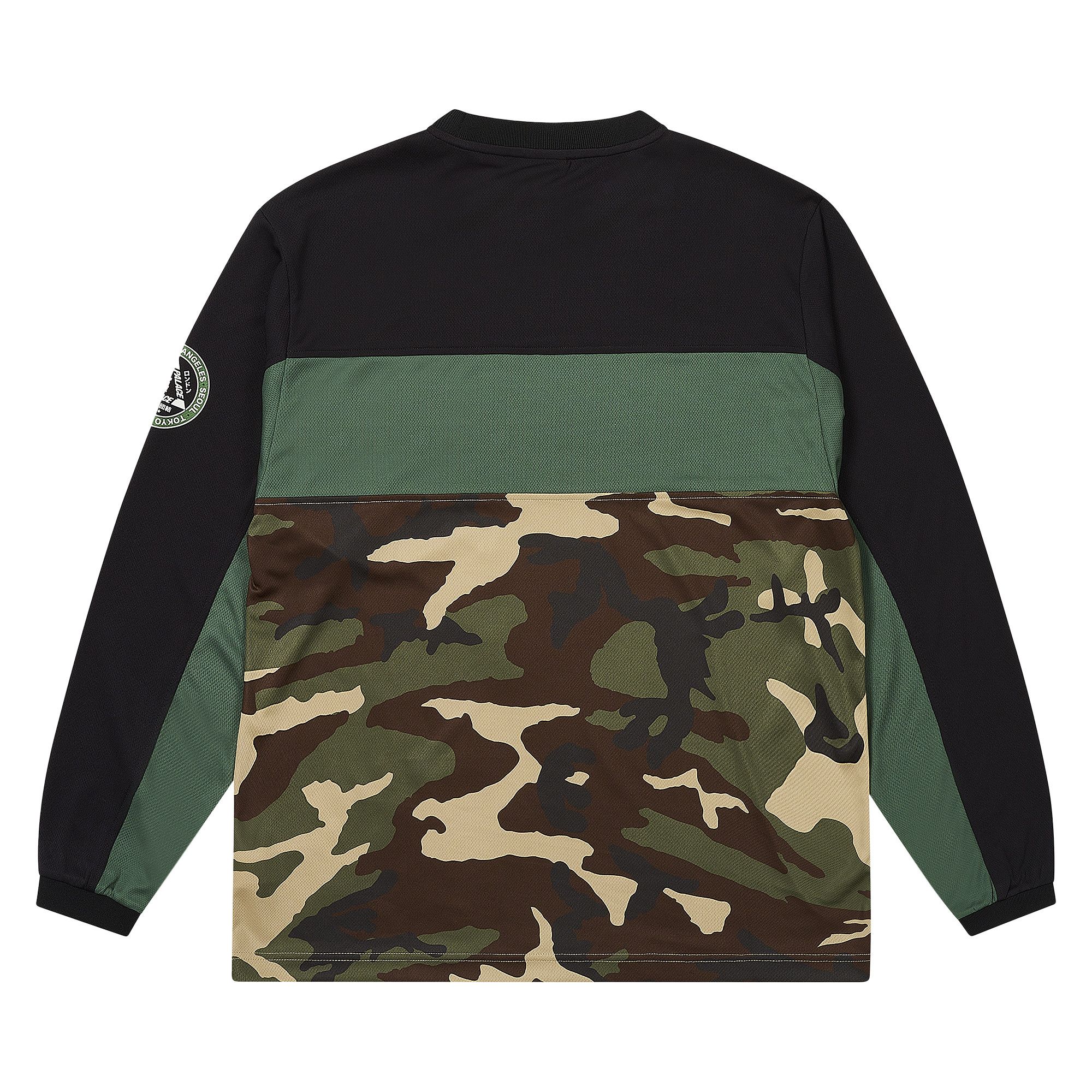 Buy Palace Hi Ya Long-Sleeve 'Woodland Camo' - P27ES049 | GOAT SA