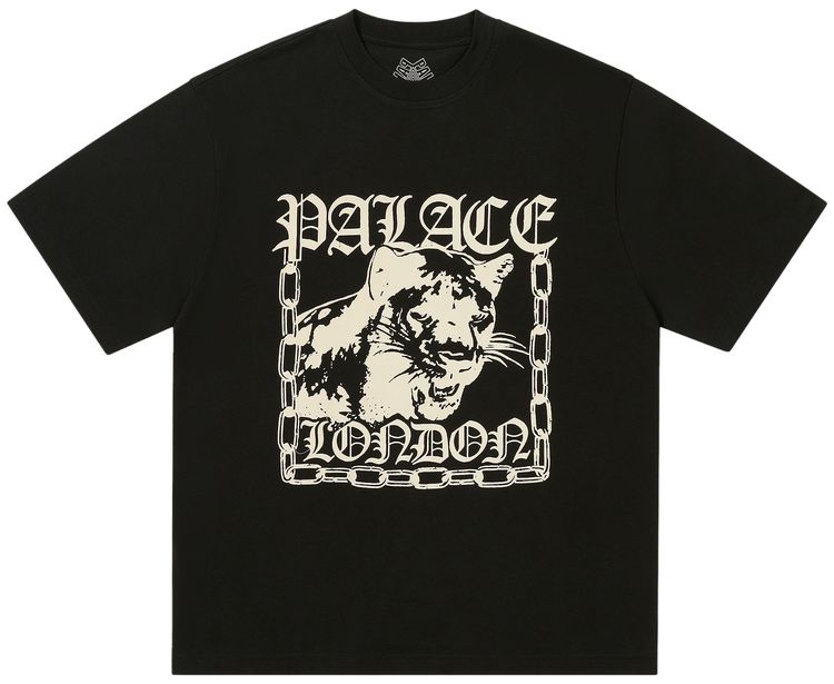 Palace Panther T Shirt Black