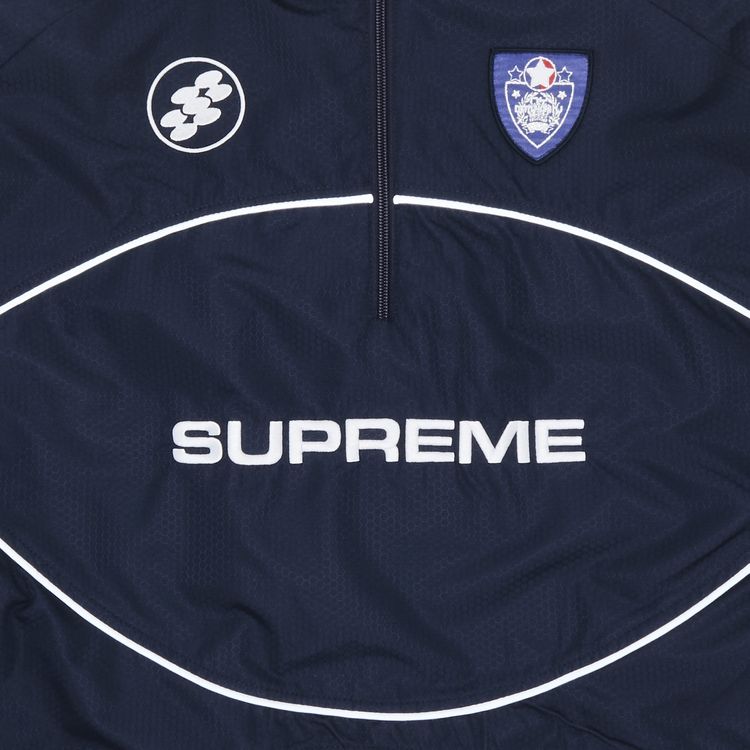 Supreme Reflective Piping Pullover Navy