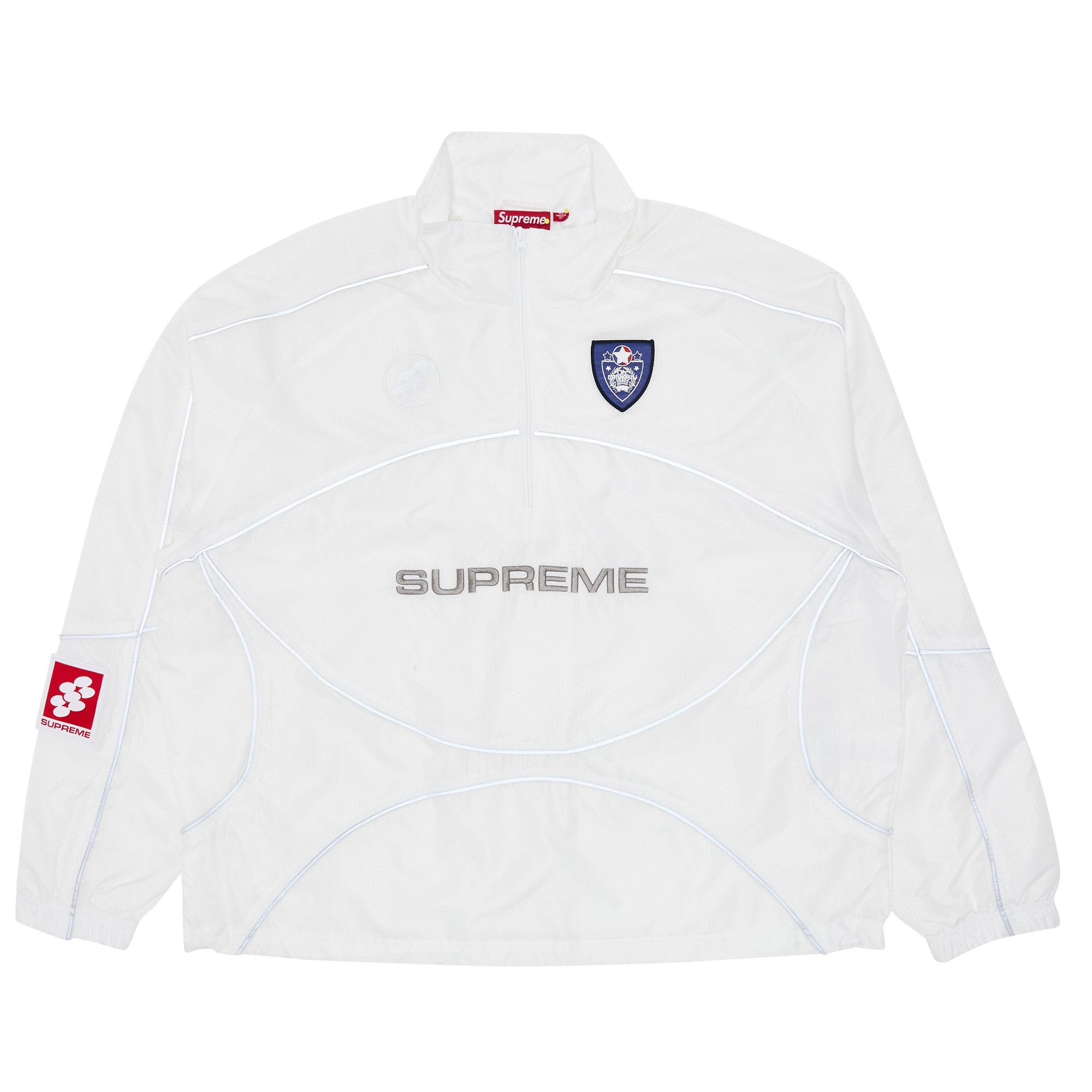Buy Supreme Reflective Piping Pullover White FW24J107 WHITE GOAT CA