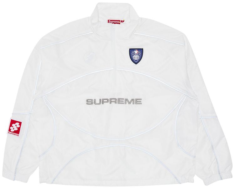 Supreme Reflective Piping Pullover White