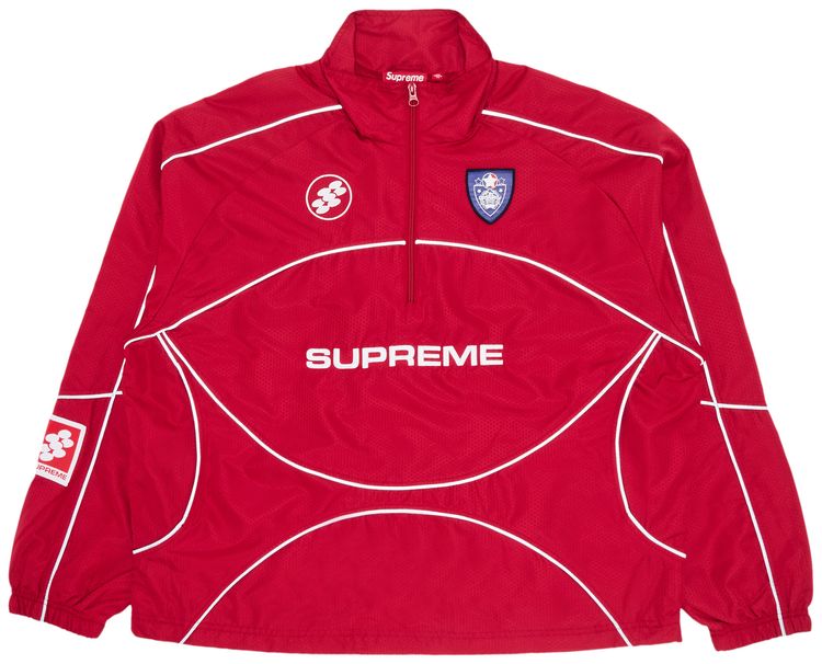 Supreme Reflective Piping Pullover Red