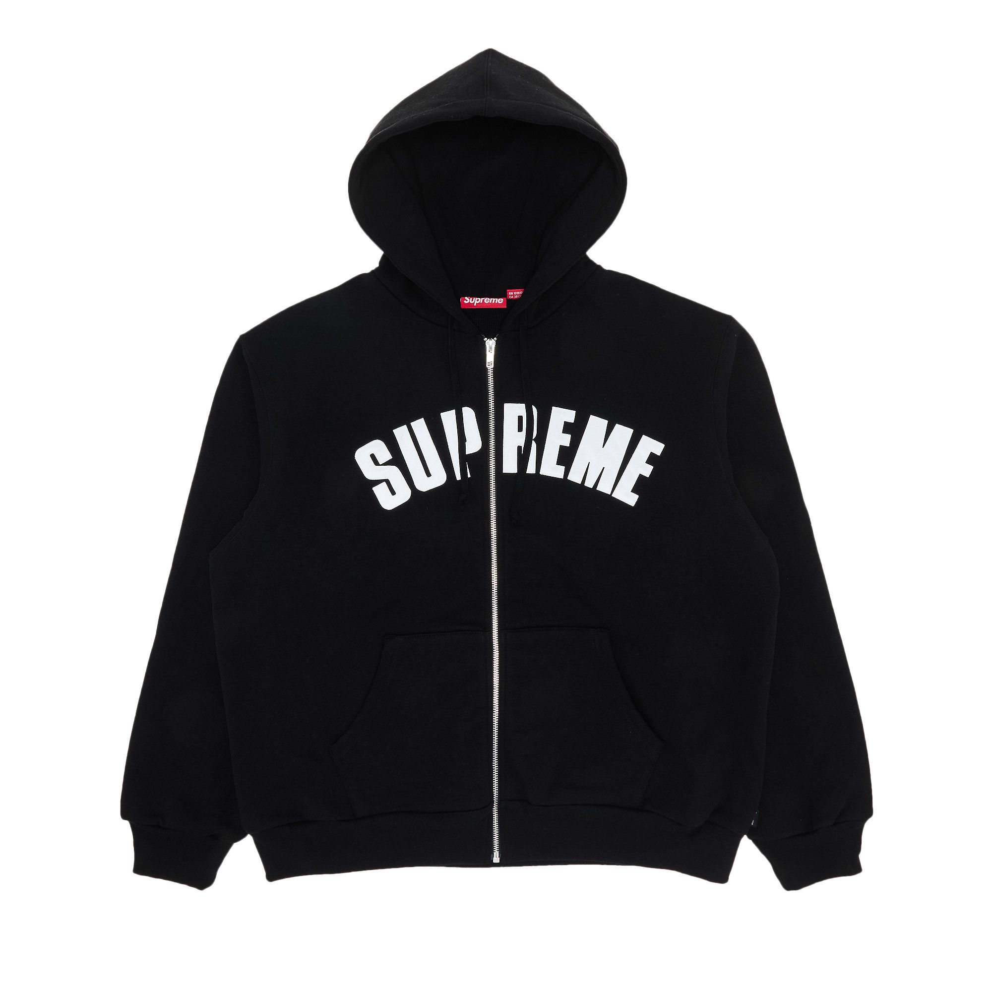 Buy Supreme Arc Thermal Zip Up Hooded Sweatshirt 'Black' - FW24SW42 BLACK |  GOAT