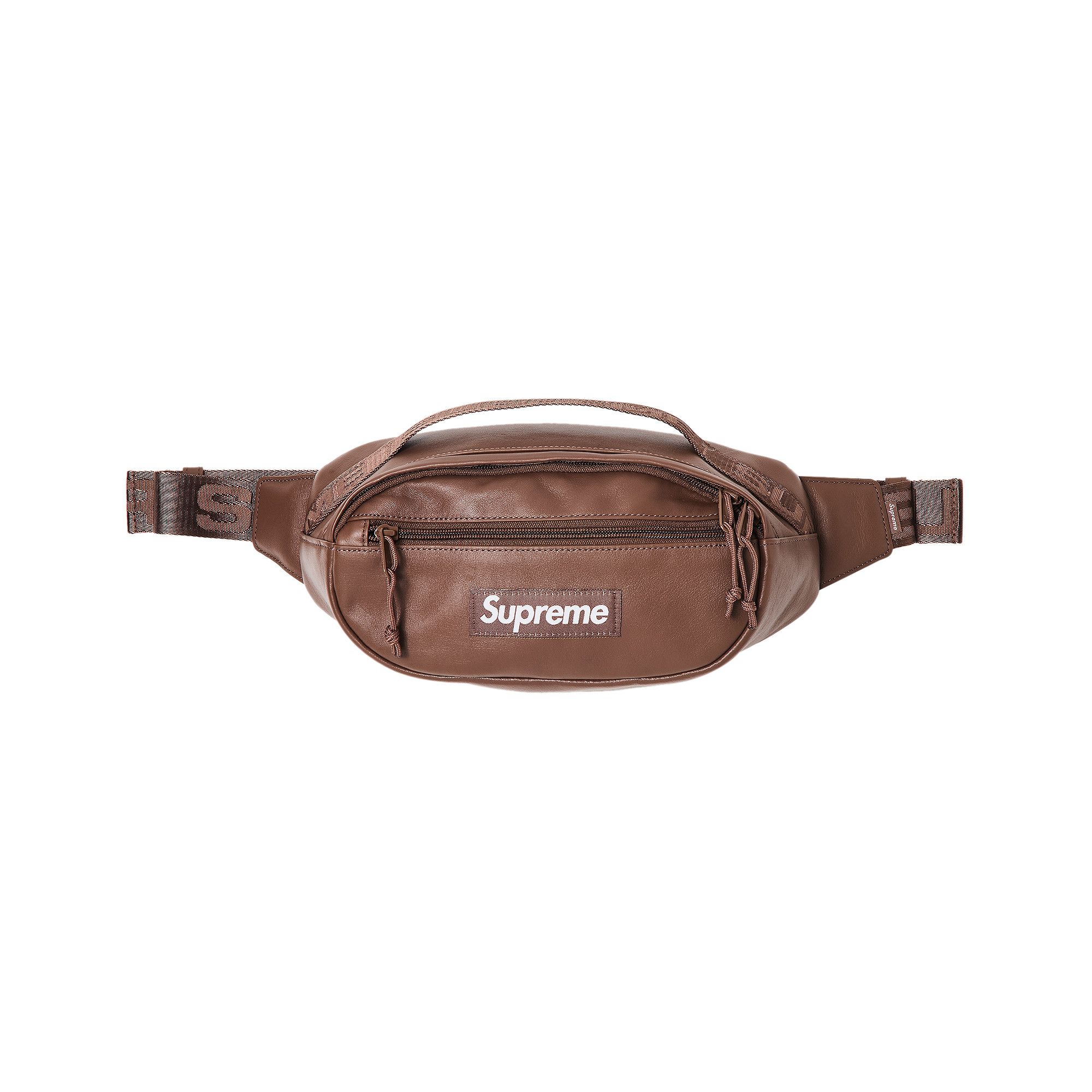 Buy Supreme Leather Waist Bag Brown FW24B43 BROWN GOAT
