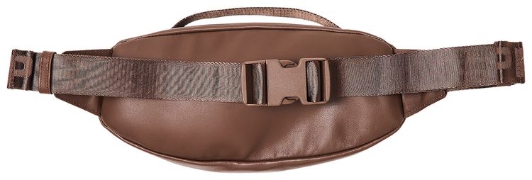 Supreme Leather Waist Bag Brown