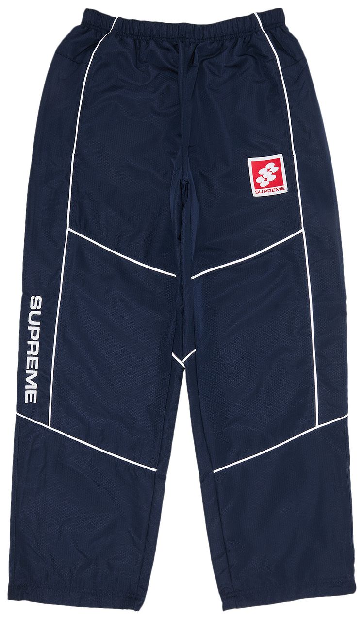 Supreme Reflective Piping Track Pant Navy