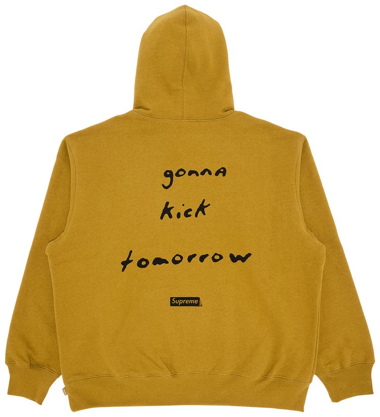 Supreme x Janes Addiction Hooded Sweatshirt Dark Mustard