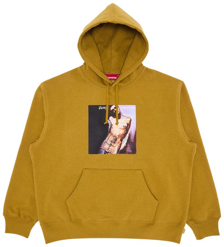 Supreme x Janes Addiction Hooded Sweatshirt Dark Mustard