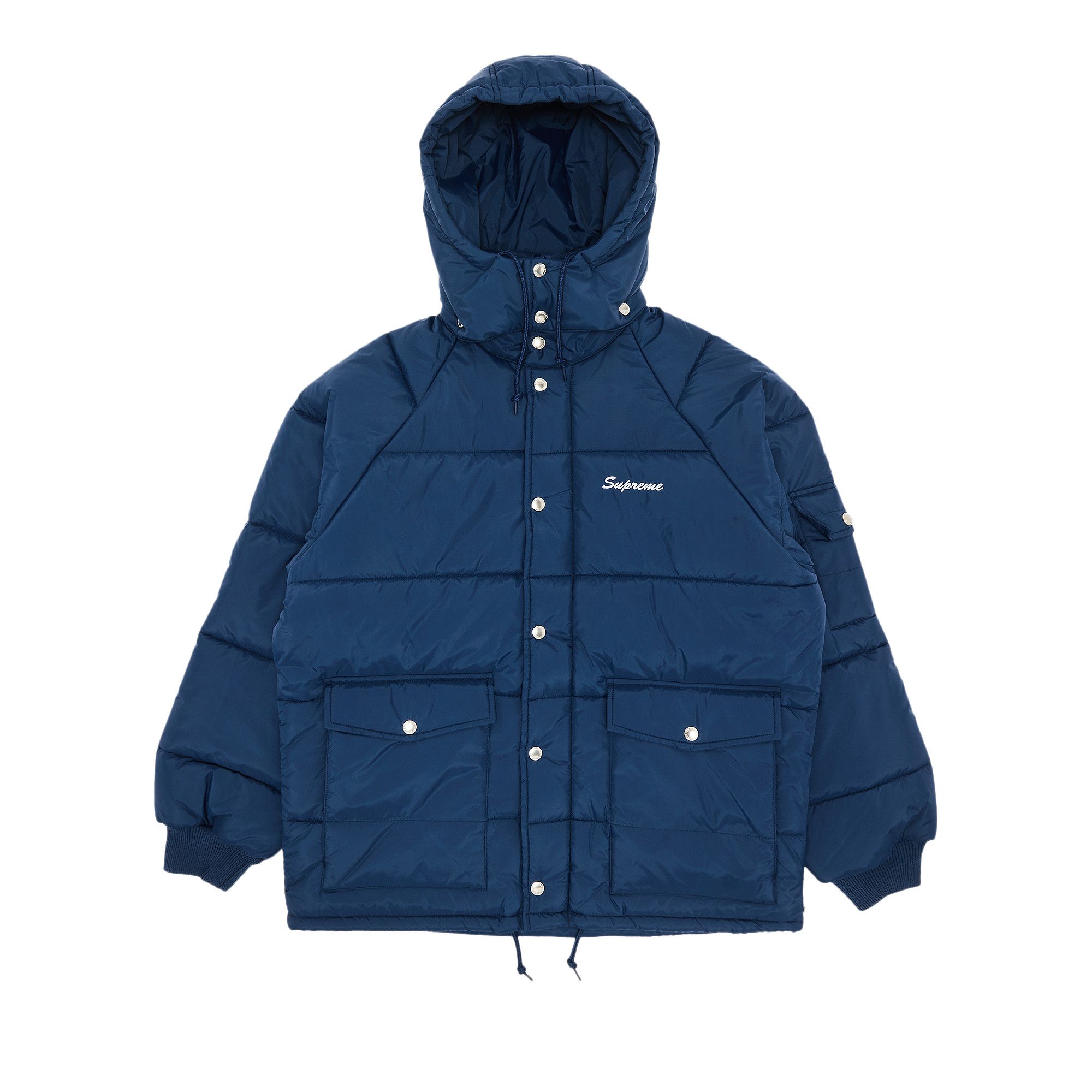 Supreme mechanics puffy jacket on sale