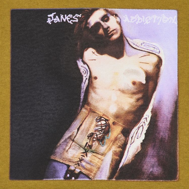 Supreme x Janes Addiction Hooded Sweatshirt Dark Mustard