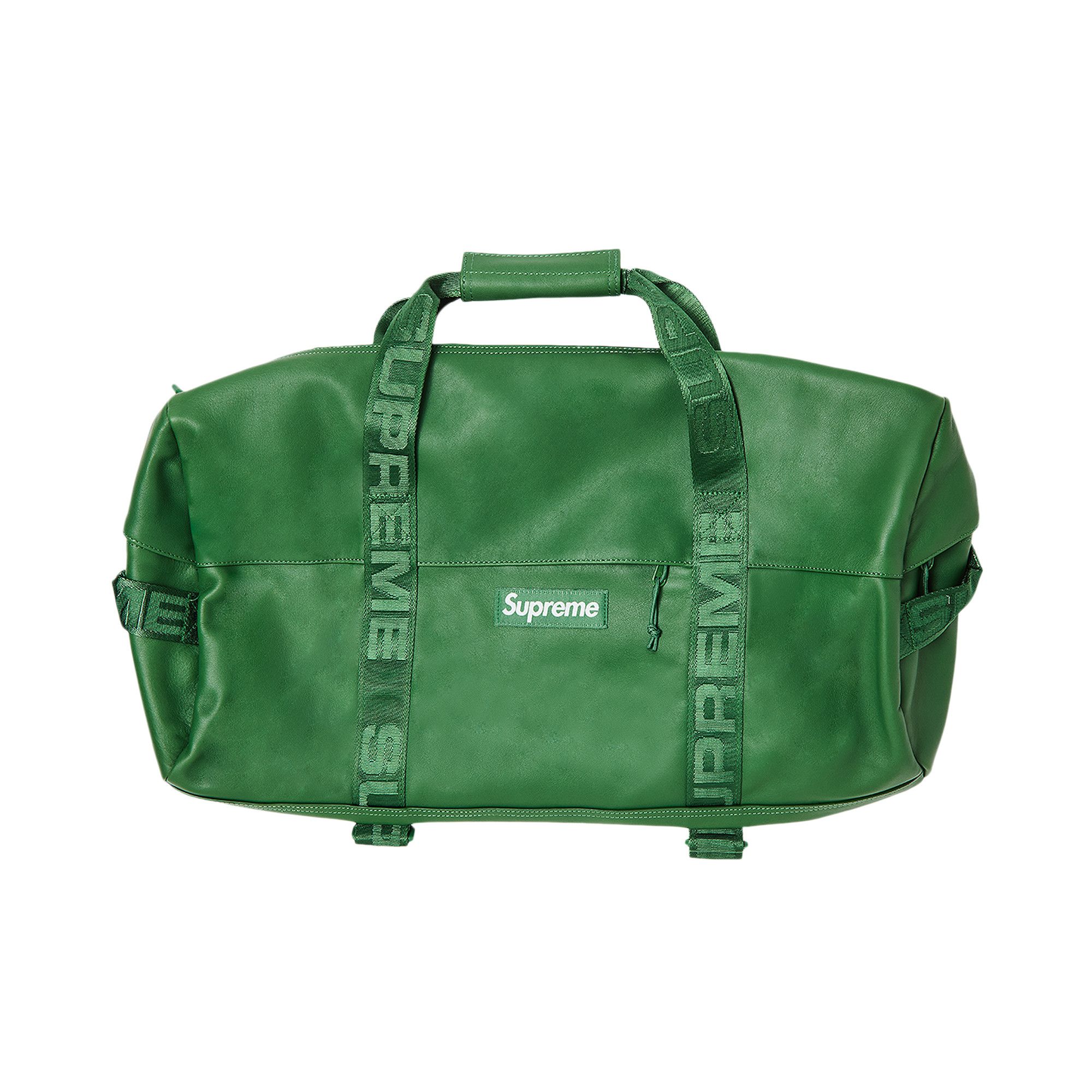 Supreme green duffle bag hotsell