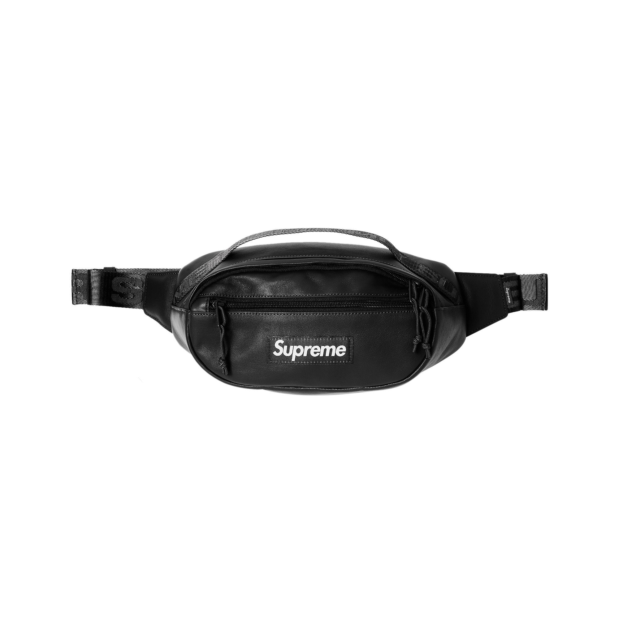 人気のクリスマスアイテムがいっぱい！ FW24B43 - 'Black' Bag Waist Leather Supreme Buy BLACK GOAT | バッグ
