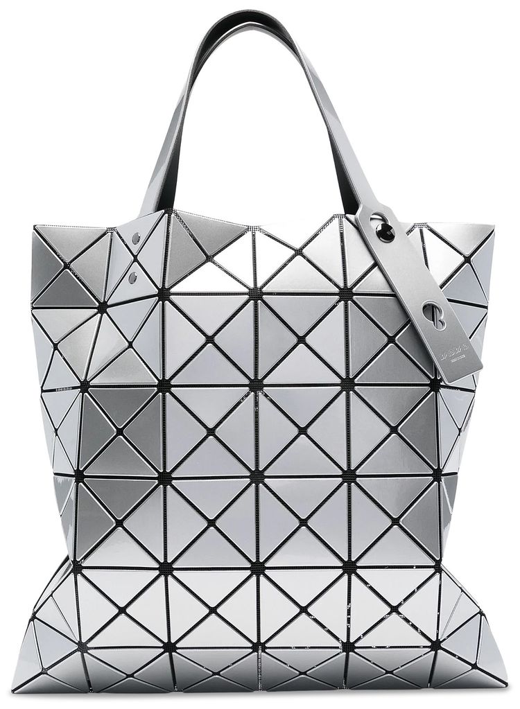 Bao Bao Issey Miyake Lucent Tote Bag Silver