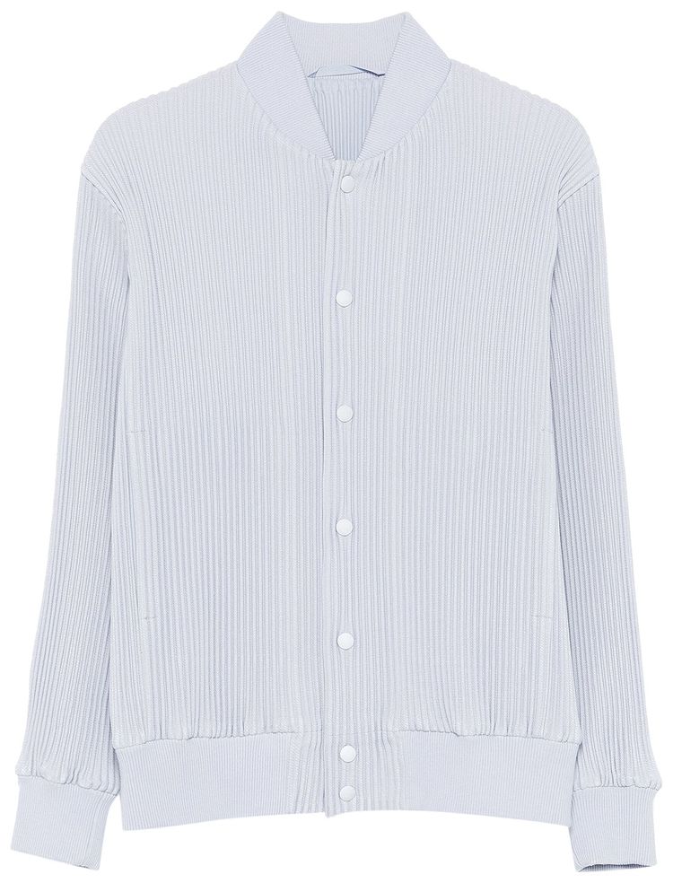 Homme Plisse Issey Miyake Kersey Pleats Blouson BlueGrey